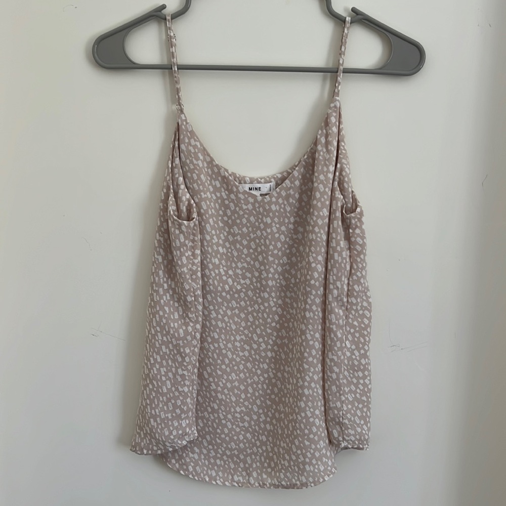 MINE cream colored cami